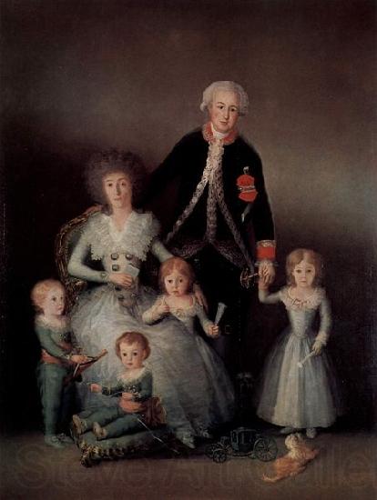 Francisco de Goya The Family of the Duke of Osuna Germany oil painting art